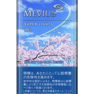 Сигареты Mevius Sky & Sakura 100's Super Lights Сигареты Mevius Sky & Sakura 100's Super Lights